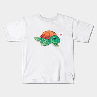 Cute Sea Turtle Kids T-Shirt